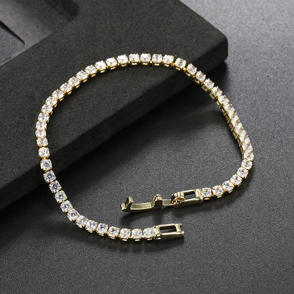 Zirconia Tennis Bracelet for Women Elegant Wedding Jewelry - Smarsty