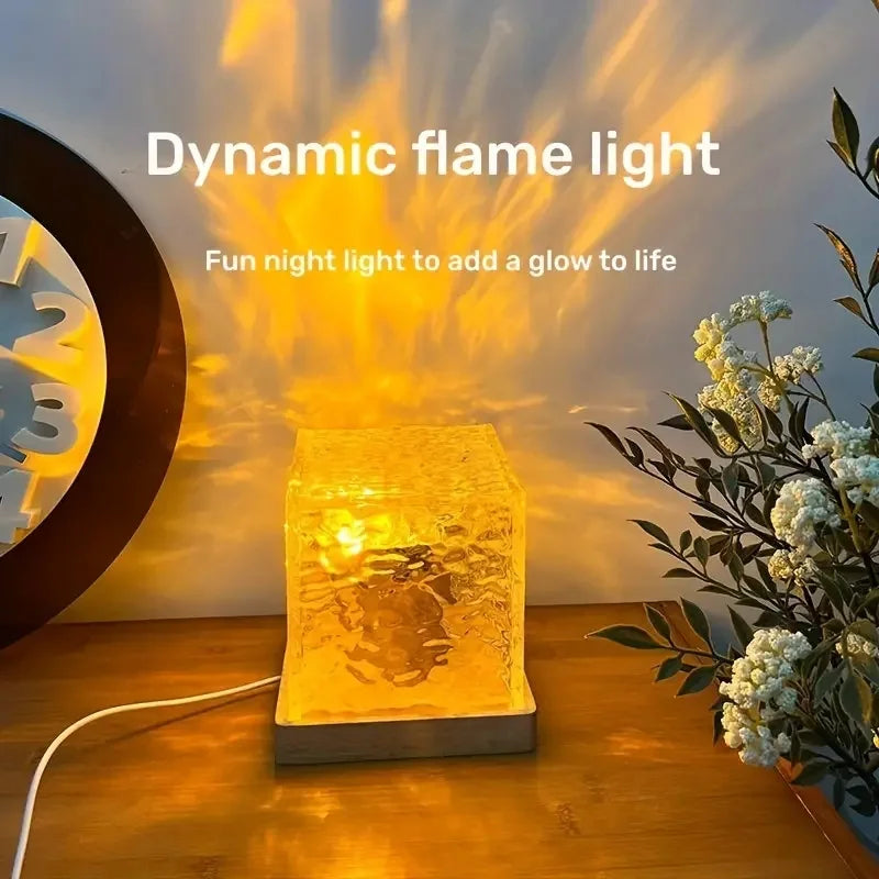 Dynamic Rotating Water Ripple Projector Night Light - Smarsty