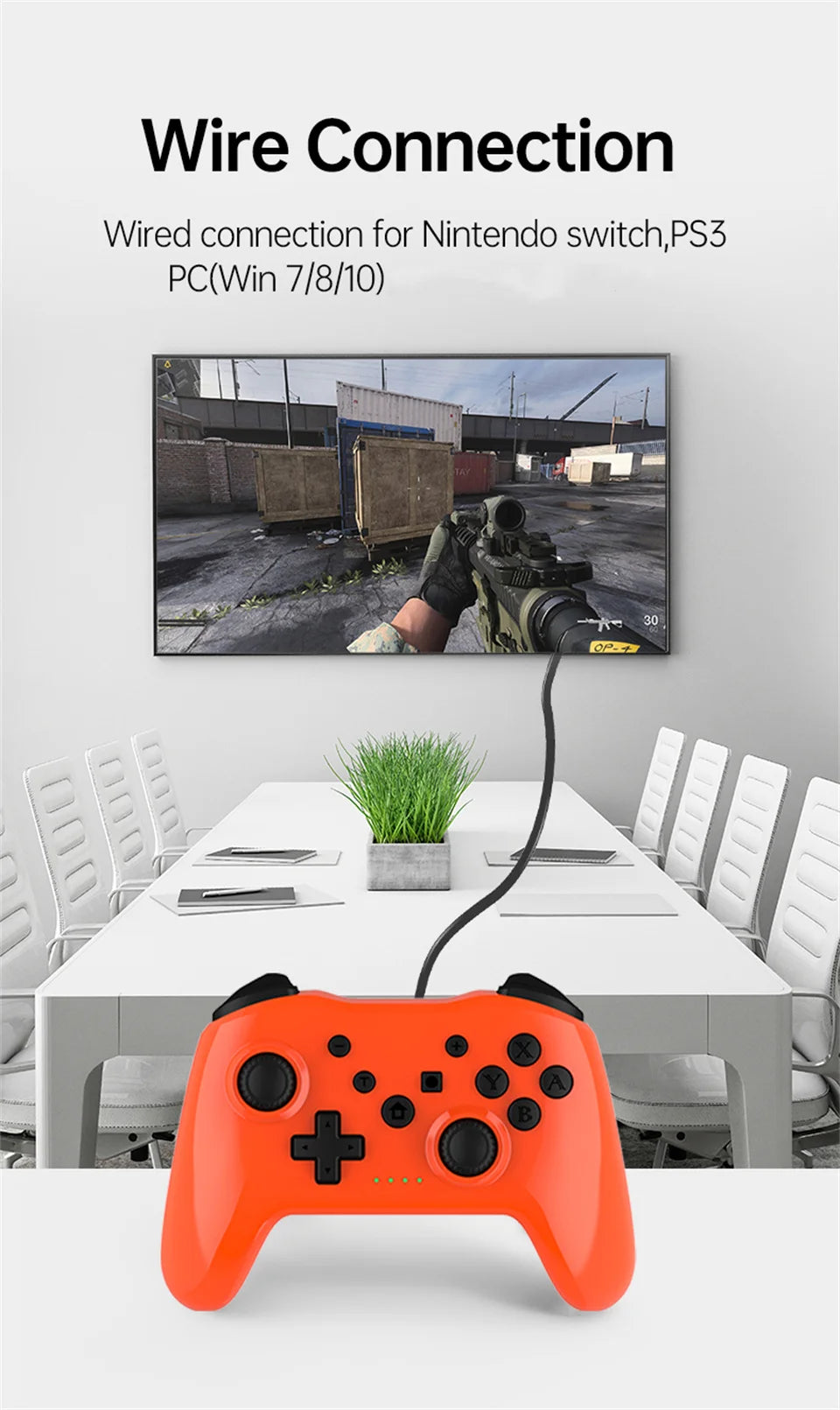 GAMINJA Wireless Bluetooth Gamepad For Nintendo Switch - Smarsty