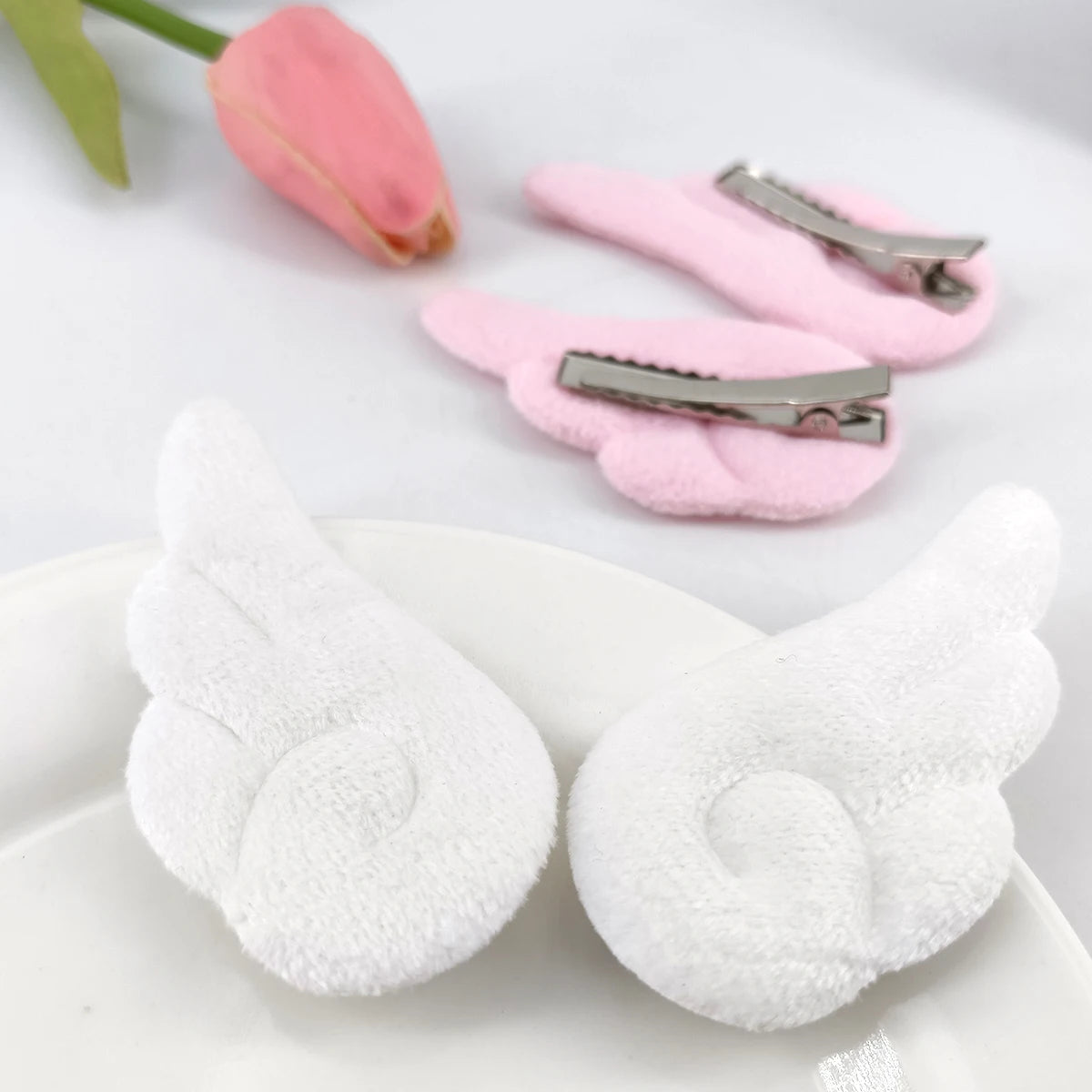 Cute Angel Wing Hair Clips for Girls 2Pcs Set - Smarsty