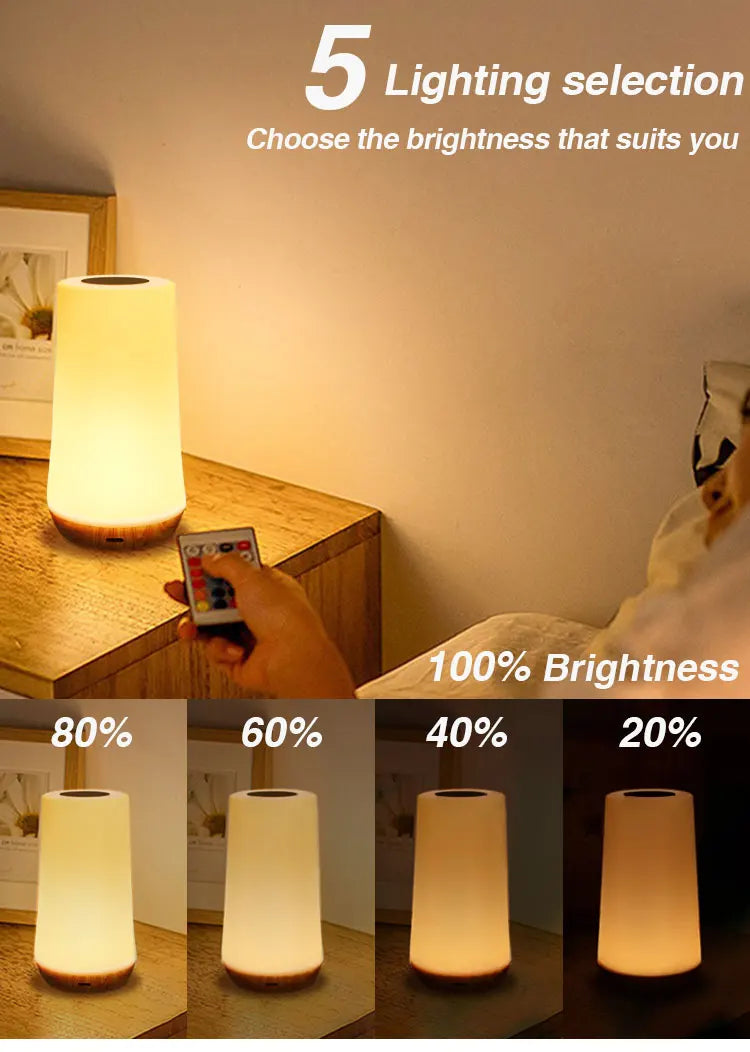 Color Changing LED Night Light with Remote Control - Smarsty