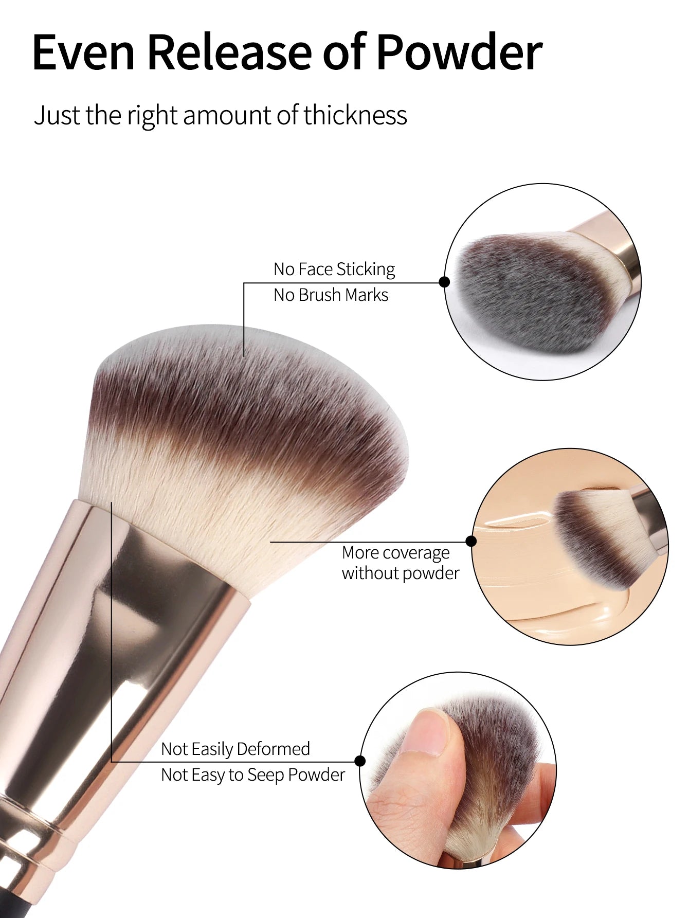 MAANGE 4 Piece Makeup Brush Set for Beginners - Smarsty