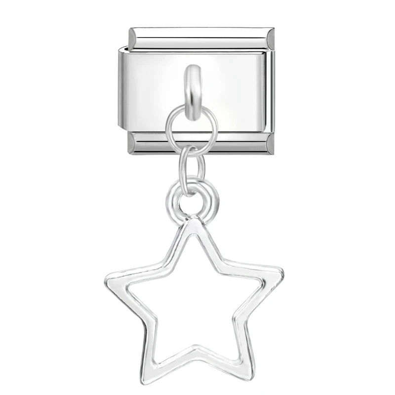 Italian Stainless Steel Charm Links For 9mm Bracelets - Smarsty
