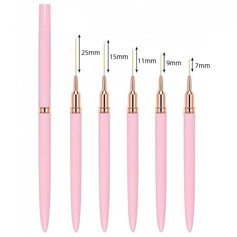 Professional Nail Art Liner Brushes Set for Precision Detailing - Smarsty