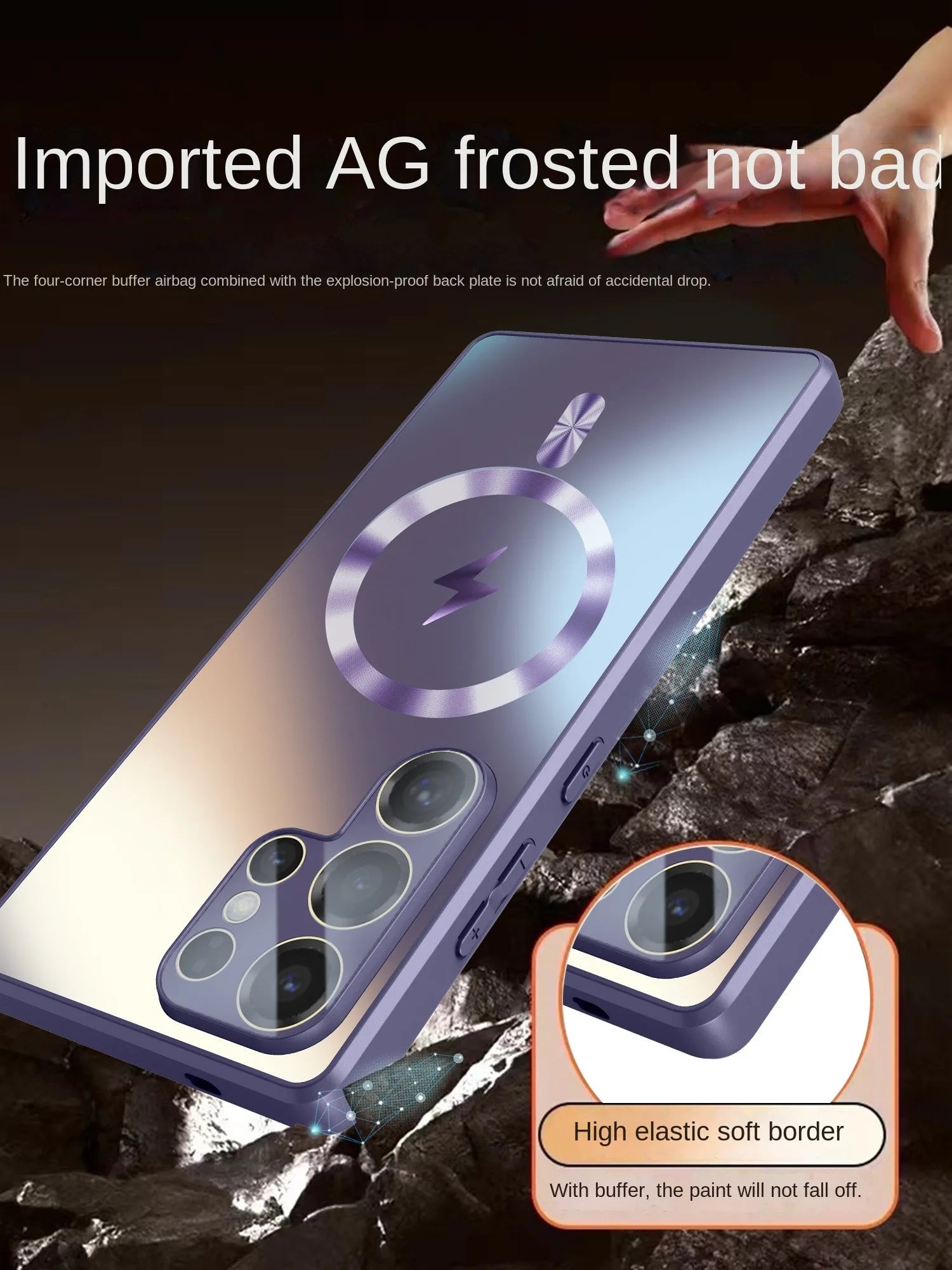 Ultra Thin Matte Magnetic MagSafe Case For Galaxy S25 - Smarsty