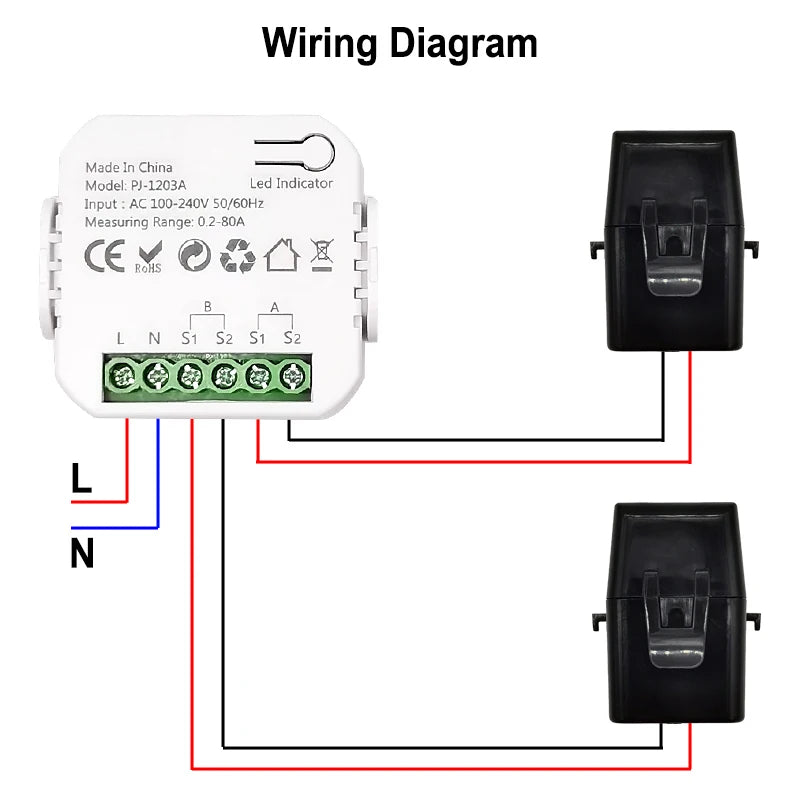 Tuya Smart ZigBee Energy Monitor with App Control - Smarsty