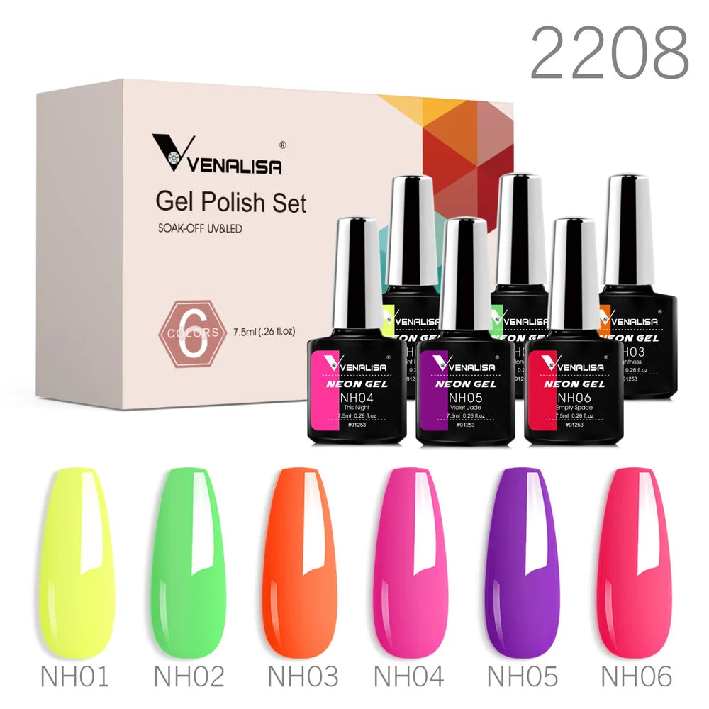 Venalisa HEMA Free Jelly Pink Nail Gel Kit - Smarsty