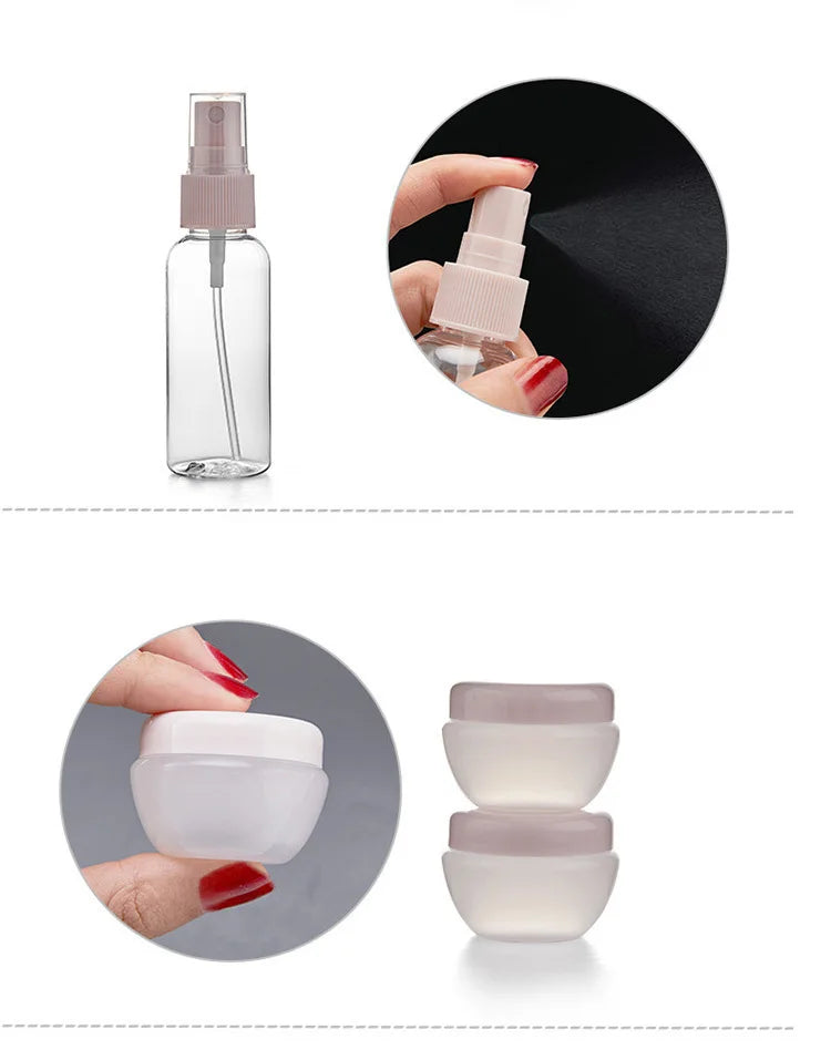 Travel Refillable Bottle Set for Toiletries Essentials - Smarsty