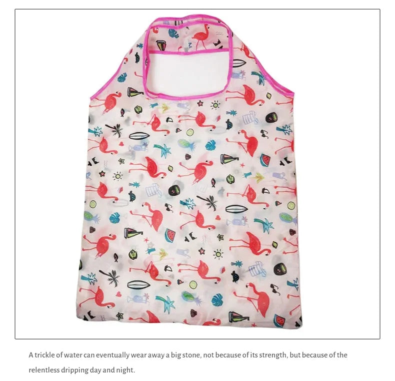 Reusable Nylon Grocery Bag Foldable Tote Eco Friendly - Smarsty
