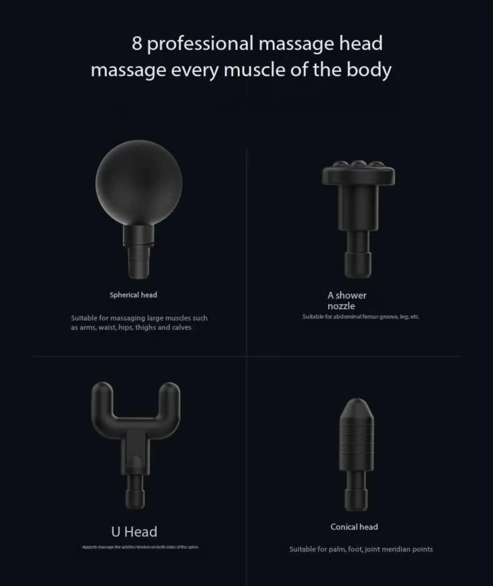 Lenovo Massage Gun for Deep Muscle Relief and Relaxation - Smarsty