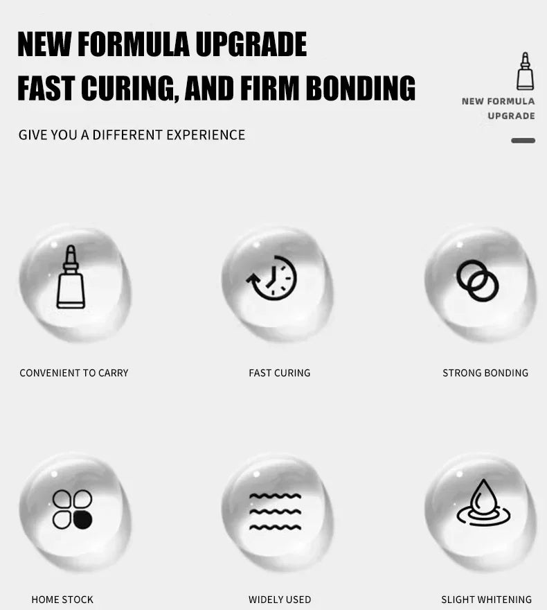 JXVX 1-5pcs 502 Super Glue Instant Quick-drying Cyanoacrylate Adhesive Leather Rubber Wood Metal Strong Bond Liquid Glue Tool - Smarsty