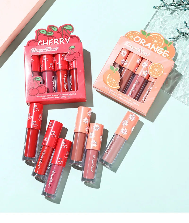 Mini Velvet Matte Lip Gloss Set for Long-Lasting Hydration - Smarsty