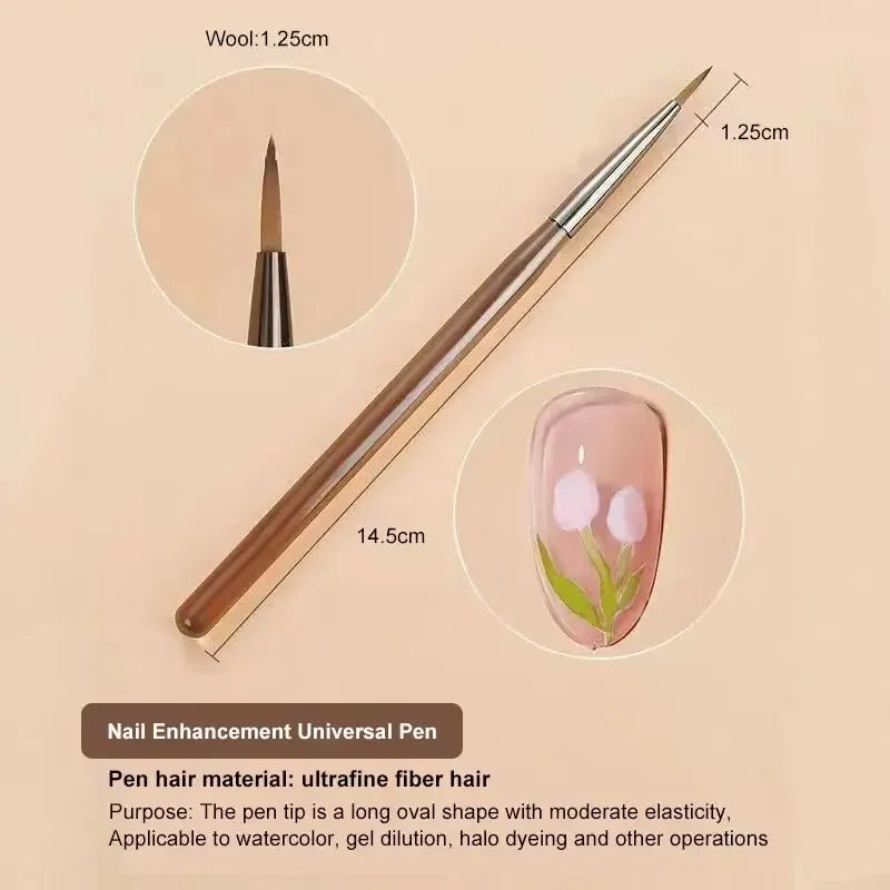 9PCS UV Gel Nail Brush Set for Creative Nail Art - Smarsty