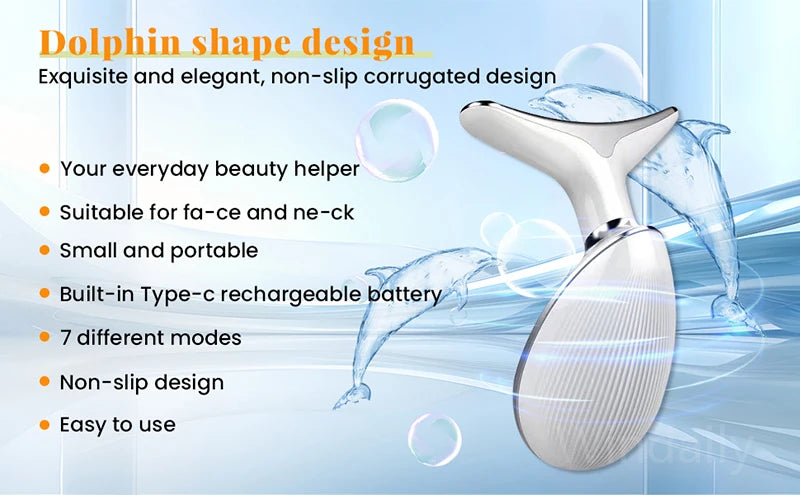 7 Colors Anti Wrinkle Facial Massager for Skin Tightening - Smarsty