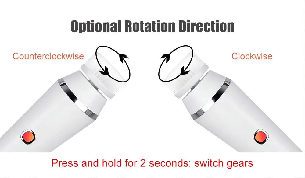 Electric Facial Cleansing Brush with Sonic Technology - Smarsty