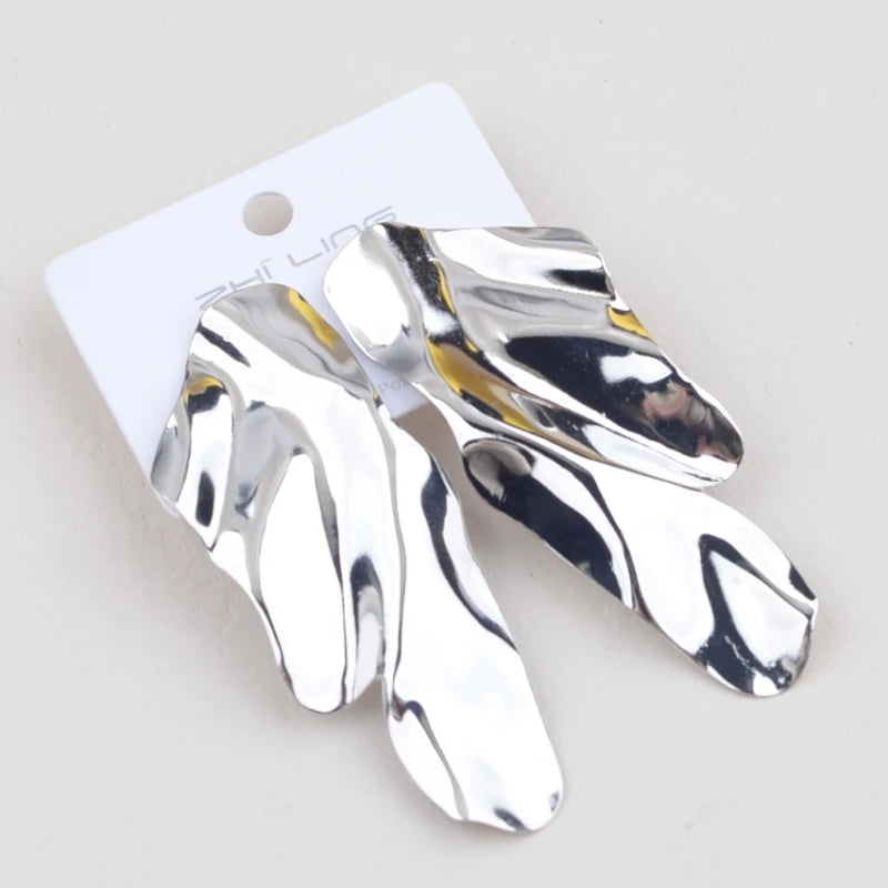 Statement Long Dangle Earrings for Women Big Twisted Style - Smarsty