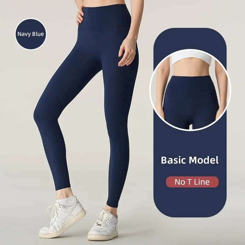 2024 Hot Sale Fitness Lenggings Female Full Length Leggings Running Pants Comfortable And Formfitting Yoga Pants Workout Legging - Smarsty