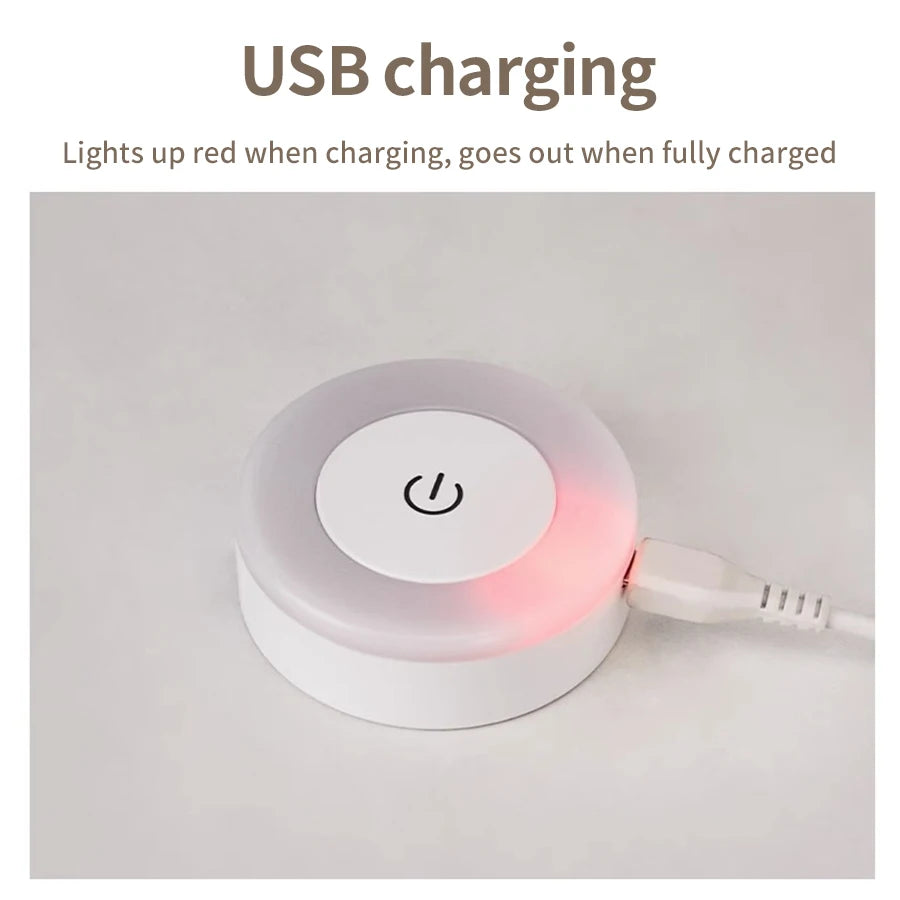 Rechargeable LED Night Light with Dimmable Touch Switch - Smarsty