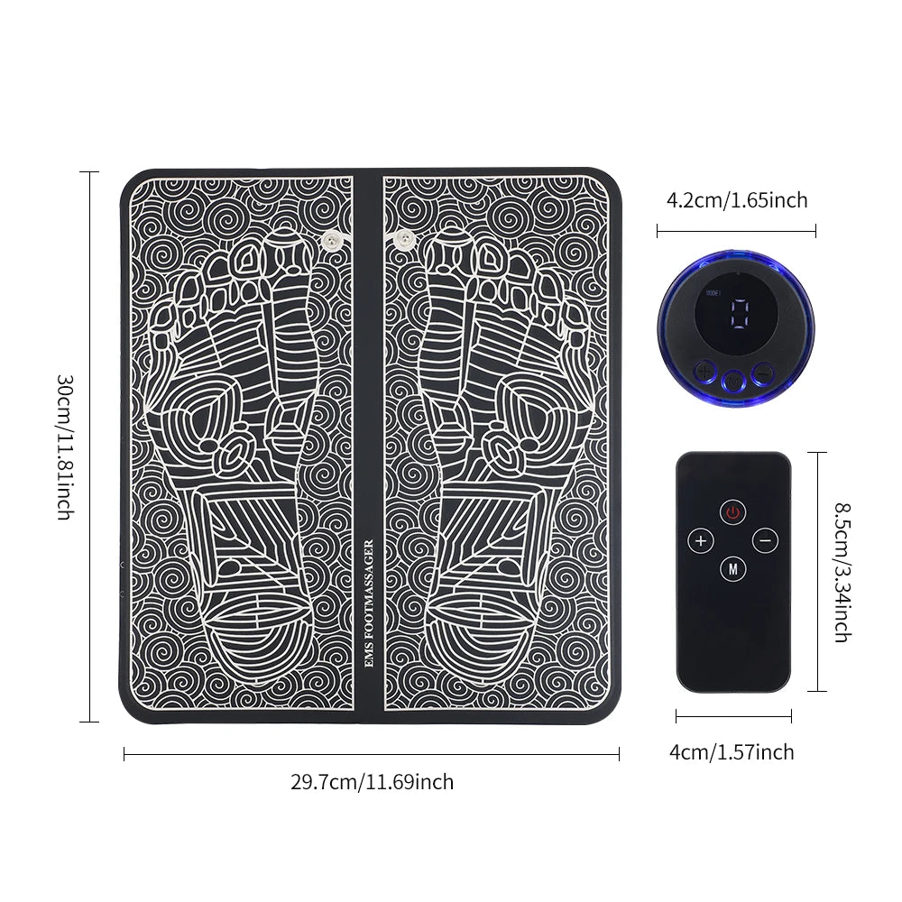 3D Smart Foot Massage Pad with Remote Control - Smarsty