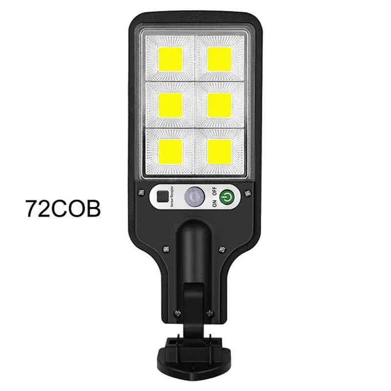 Solar LED Wall Lamp with Human Body Sensor for Outdoor Use - Smarsty