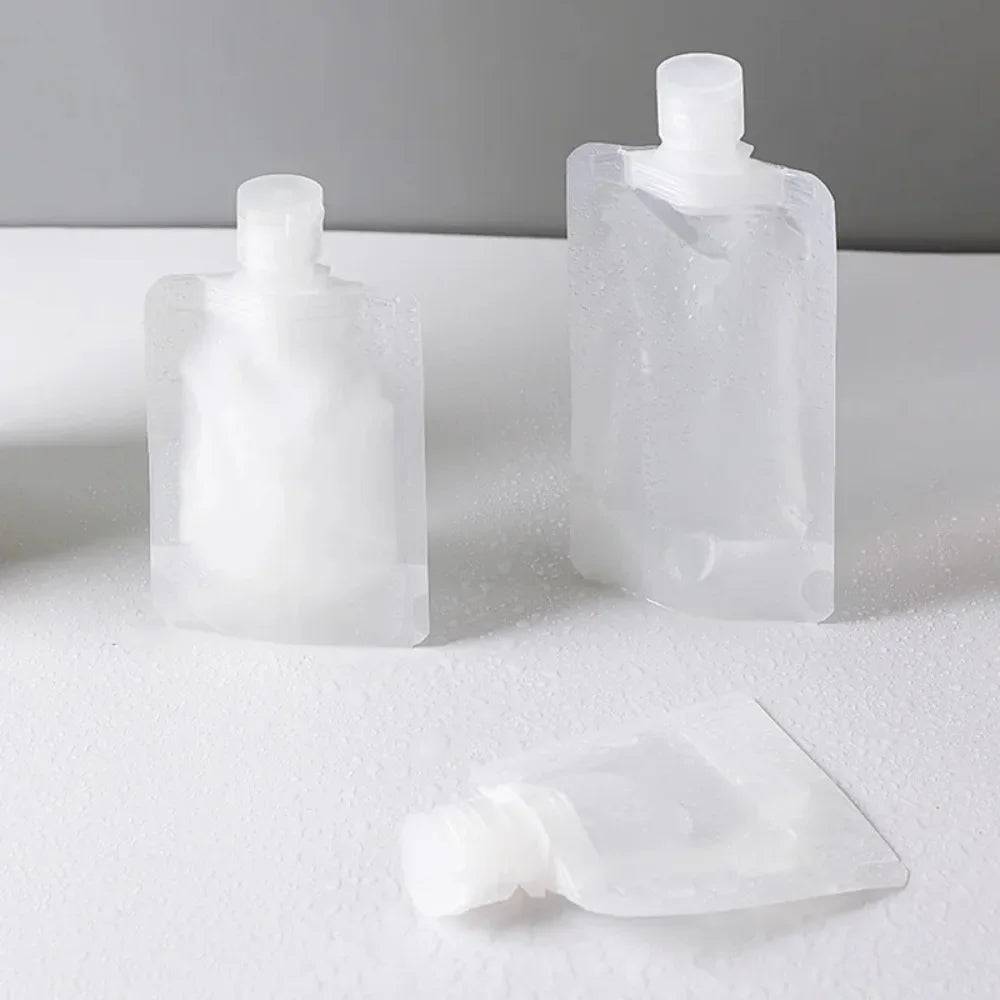 Travel Size Leak Proof Squeeze Pouches for Cosmetics - Smarsty