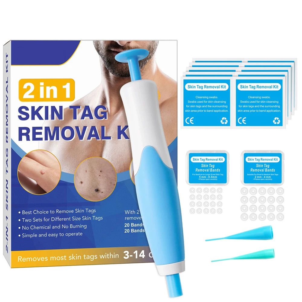 2 In 1 Painless Skin Tag Removal Kit for Face and Body - Smarsty