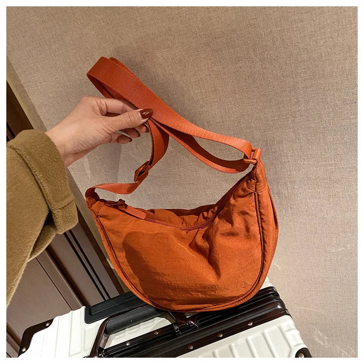 Casual Nylon Crossbody Bag for Women Large Capacity - Smarsty