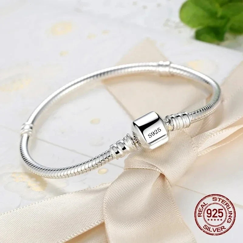 Handmade 925 Sterling Silver Charm Bracelet for Women - Smarsty
