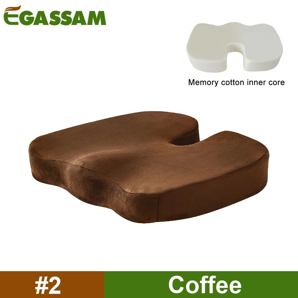 Memory Foam Seat Cushion for Tailbone Pain Relief - Smarsty