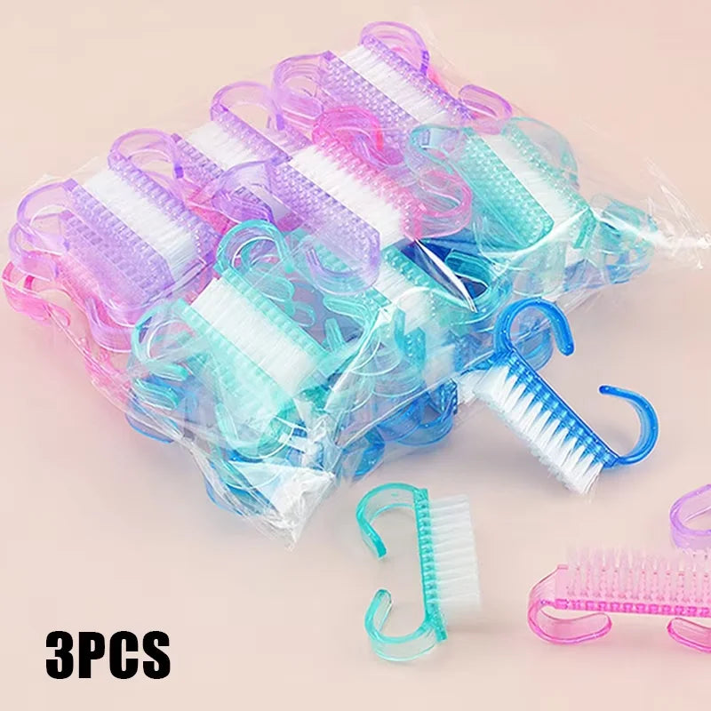 Pink Acrylic Nail Brushes Set for Easy Dust Removal - Smarsty