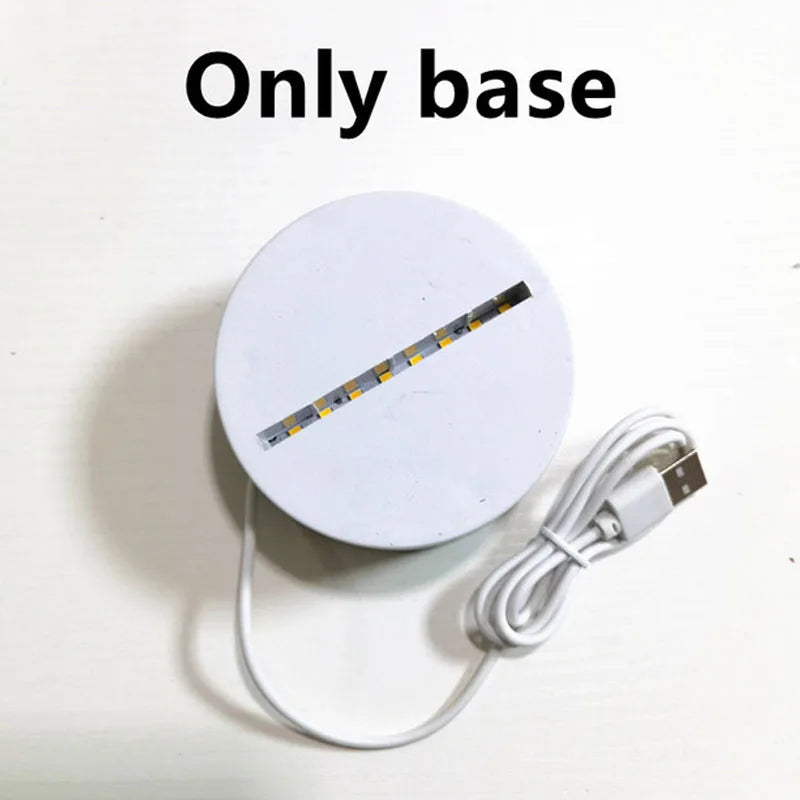 Romantic 3D Acrylic LED Night Light for Kids - Smarsty