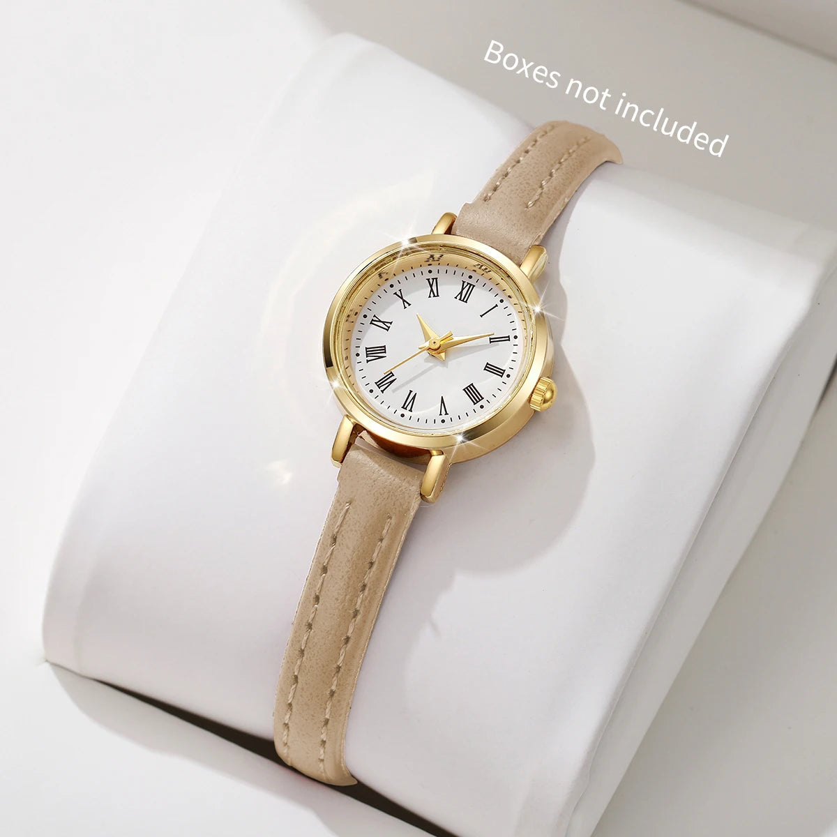 Fashionable Women's Quartz Watch with Leather Band - Smarsty