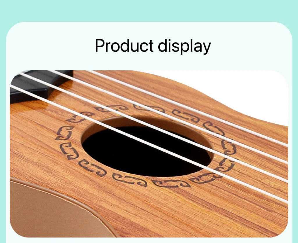 35cm Children Guitar Toy Can Be Used To Play Elementary Instruments With Paddles Simulating Yukrili Music Toys - Smarsty