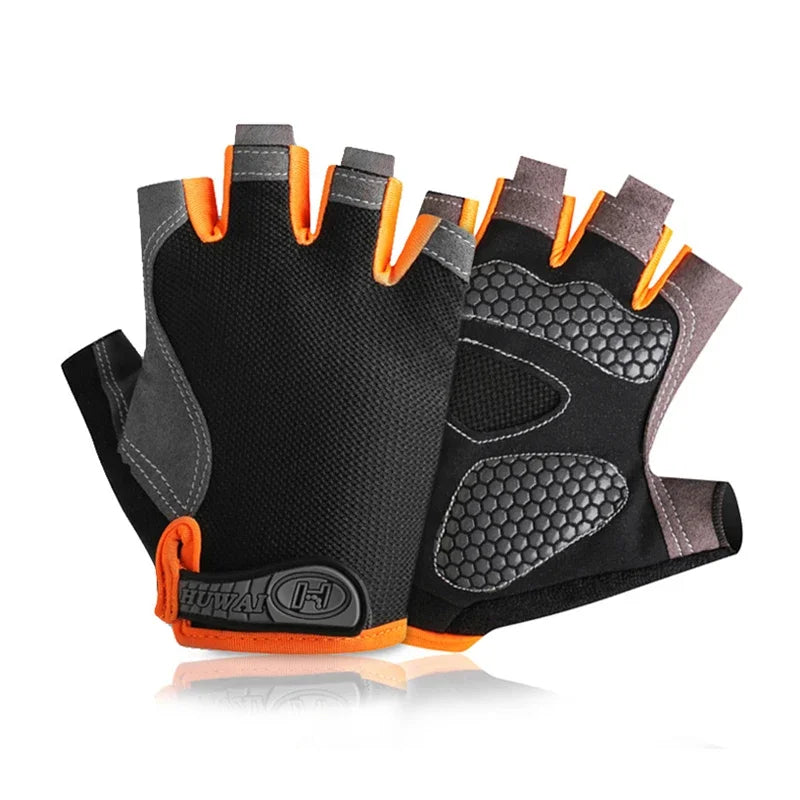 Breathable Half Finger Cycling Gloves Anti Slip Shock Absorption - Smarsty