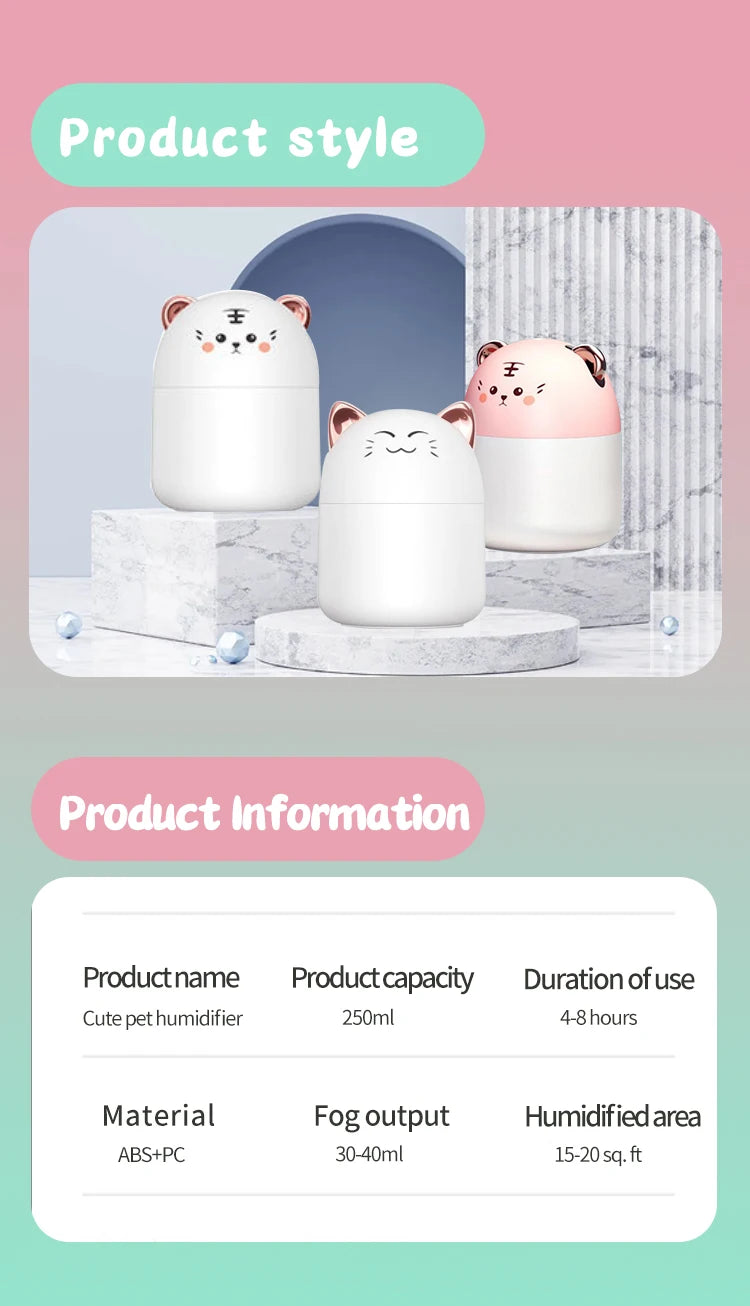 Cute Mini USB Humidifier for Office Use - Smarsty
