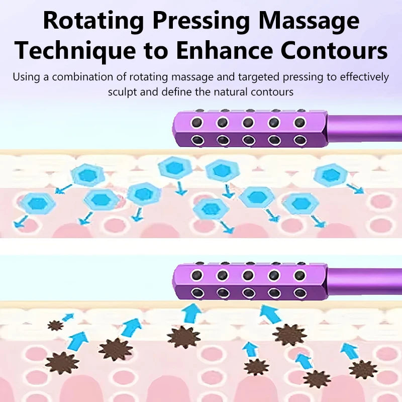 24 Germanium Face Massage Roller for Skin Care - Smarsty