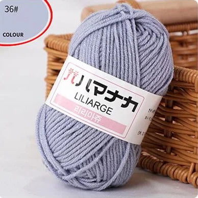 Soft Cotton Knitting Yarn for DIY Baby Sweaters - Smarsty