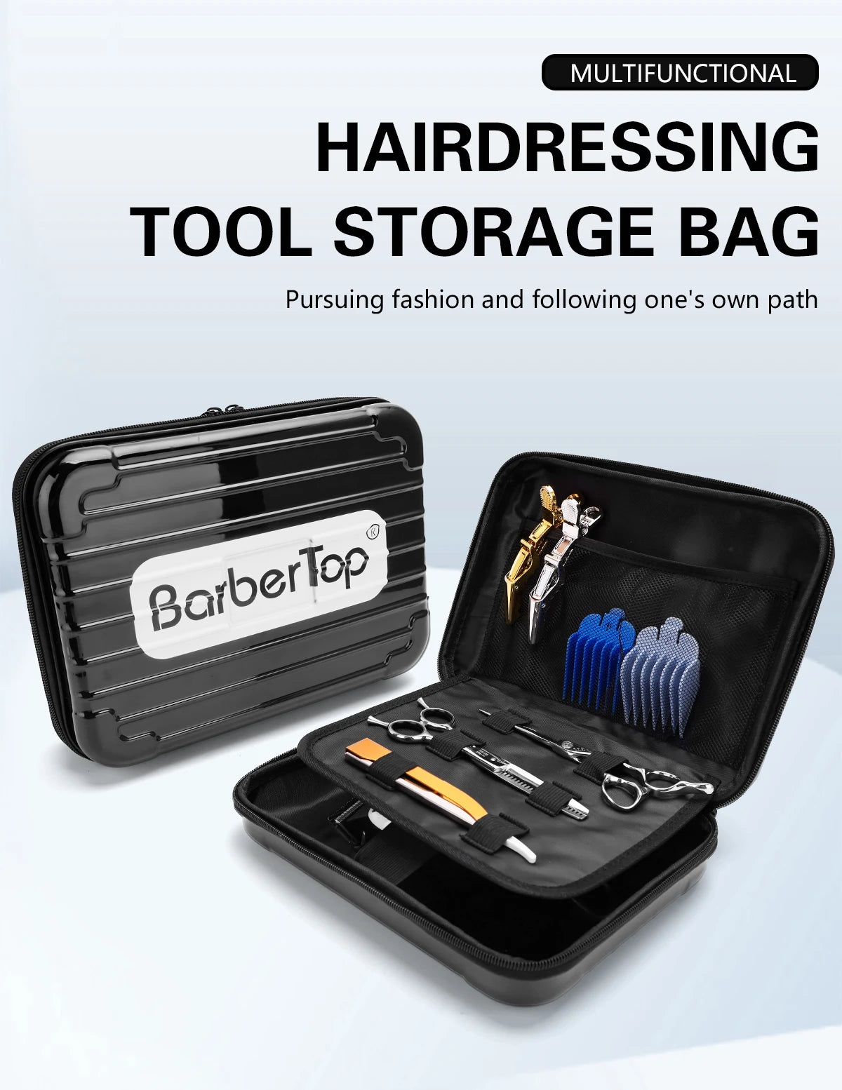 Portable Hair Scissors Case Bag Waterproof and Shockproof - Smarsty