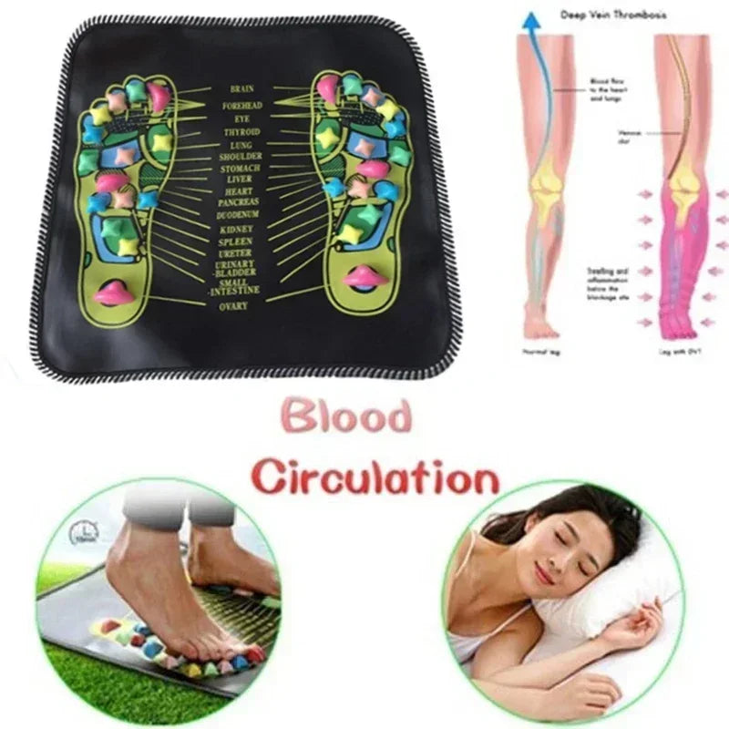 Foot Massage Mat for Stress Relief and Relaxation - Smarsty