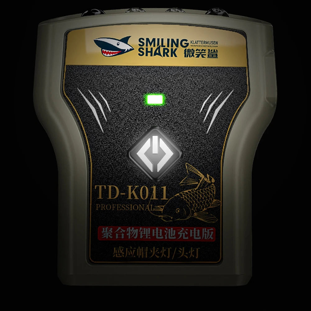 LED Camping Headlamp 200mAh Super Bright Hat Clip Light IPX4 Waterproof Mini Caps Light Headlamp Power Display for Night Fishing