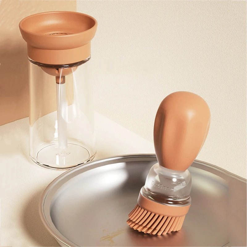 Portable Silicone Oil Bottle With Brush For Easy Cooking - Smarsty