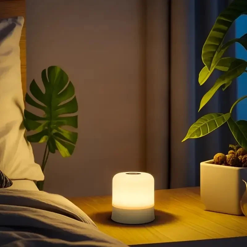 Dimmable LED Table Lamp With Remote 16 Color Options - Smarsty