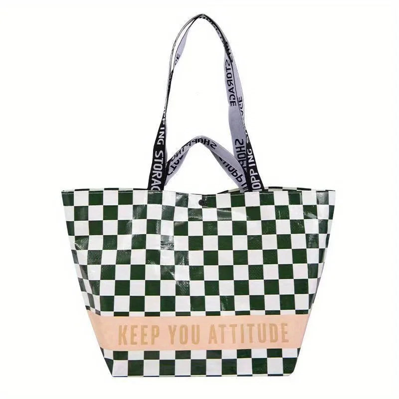 Waterproof Large Capacity Grocery Shopping Bag One Shoulder - Smarsty