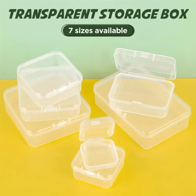 Translucent Plastic Jewelry Storage Box Set - Smarsty