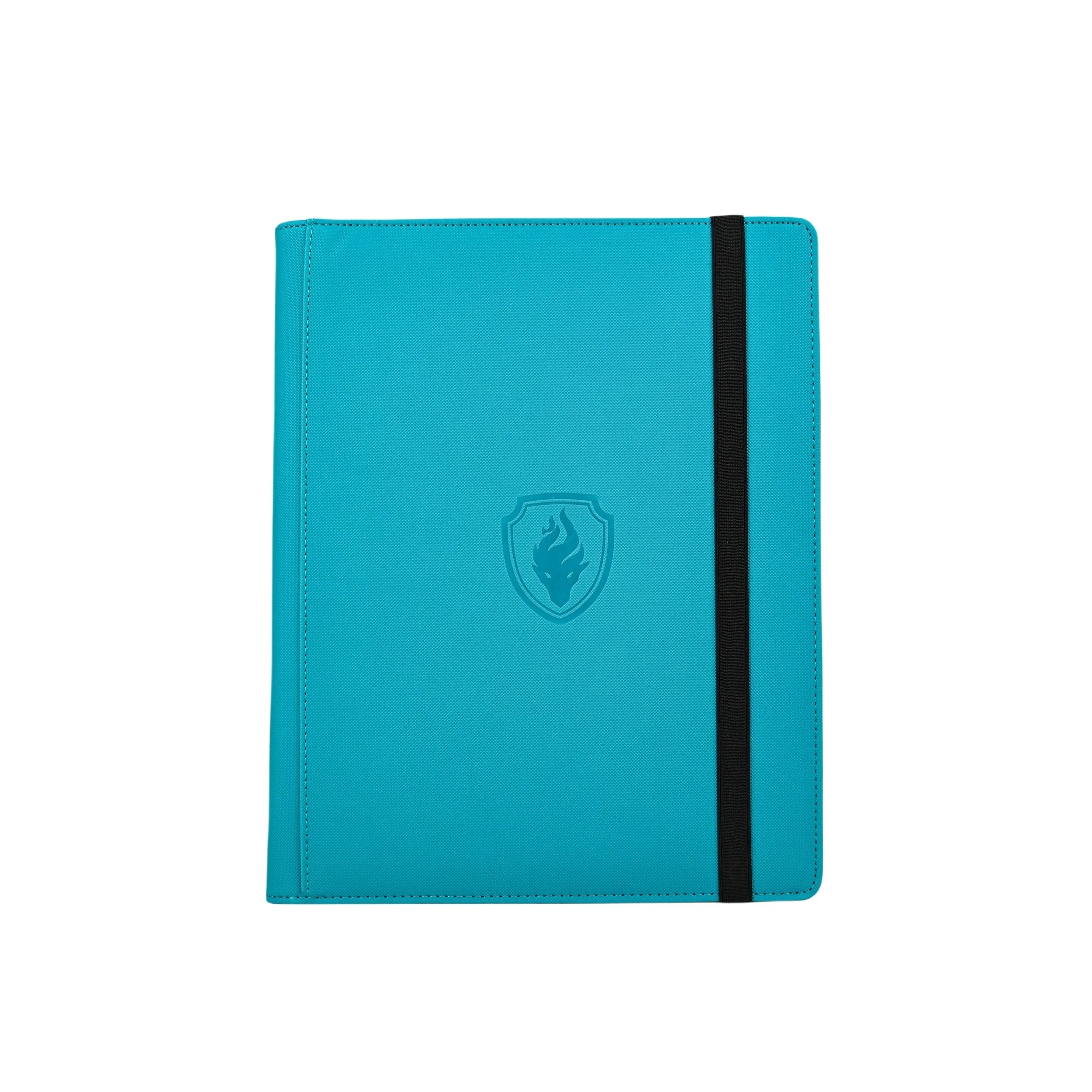 9 Pocket Card Binder, 360 Trading Card Holder Book, Premium PU Cover Zip Binder For Cards, Durable Side Loading Card Fold