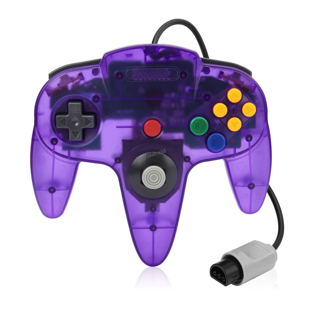 N64 Classic Wired Gamepad Controller With 8 Color Options - Smarsty