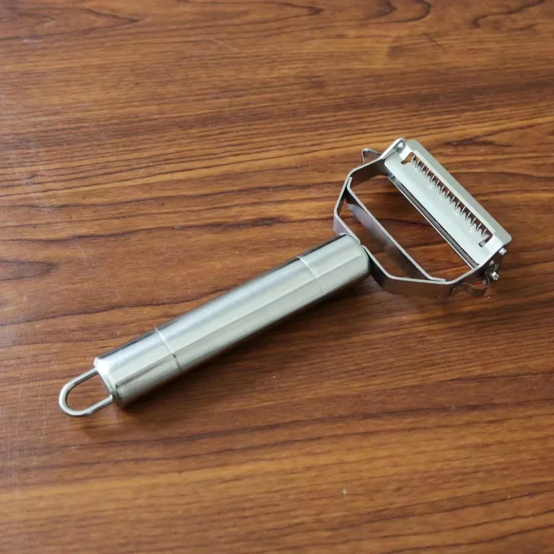 Stainless Steel Peeler Fruit Vegetable Multifunction Grater Julienne Peeler Slice Melon Potato Carrot Cucumber Home Kitchen Tool by Smarsty