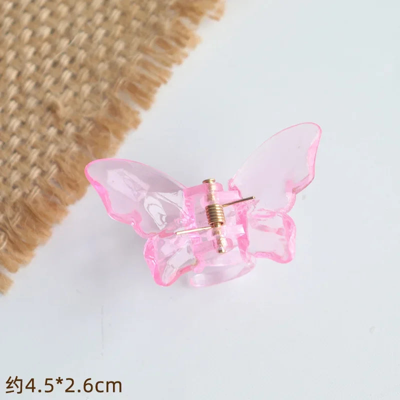 Cute Transparent Butterfly Hair Claw Clips Non Slip - Smarsty