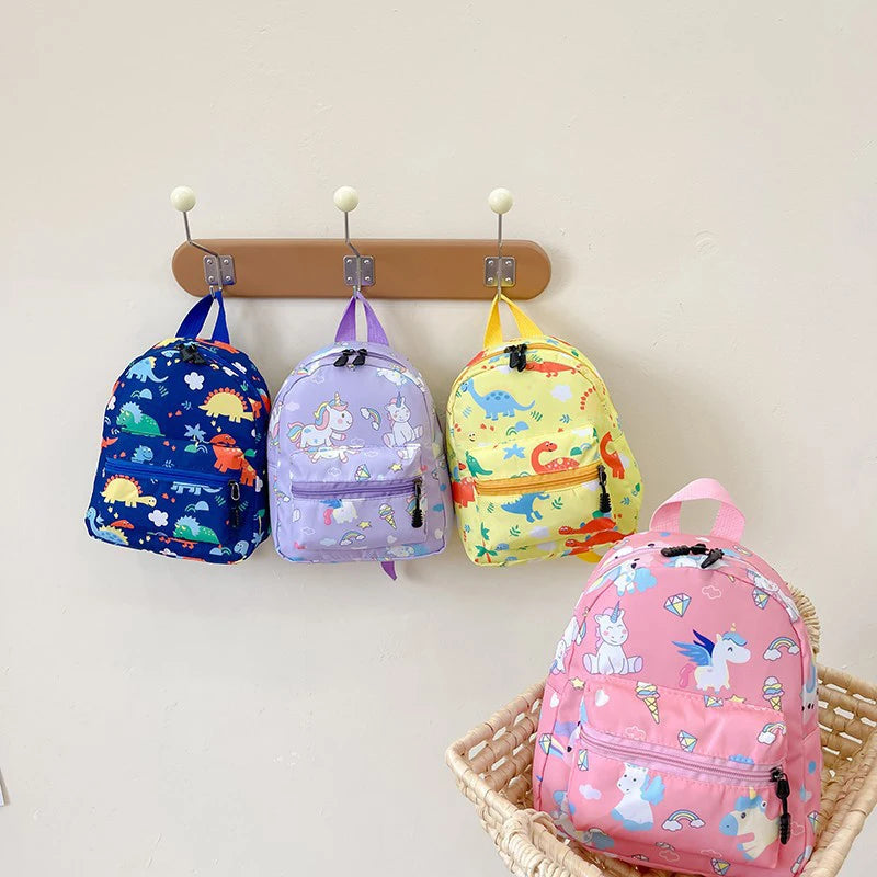 Kids Cartoon Dinosaur Backpack Waterproof Unicorn Bag - Smarsty