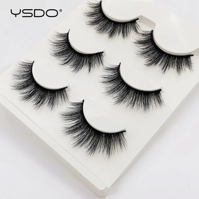 YSDO Natural Full Cat Eye False Eyelashes 3D Effect - Smarsty